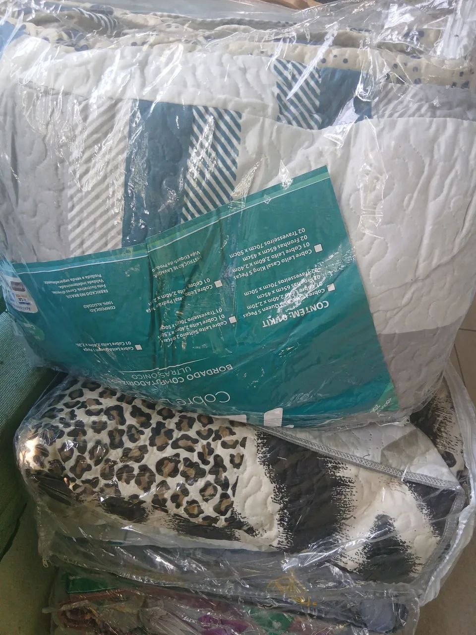 Lençóis de cama cobre leito teka - Foto 3