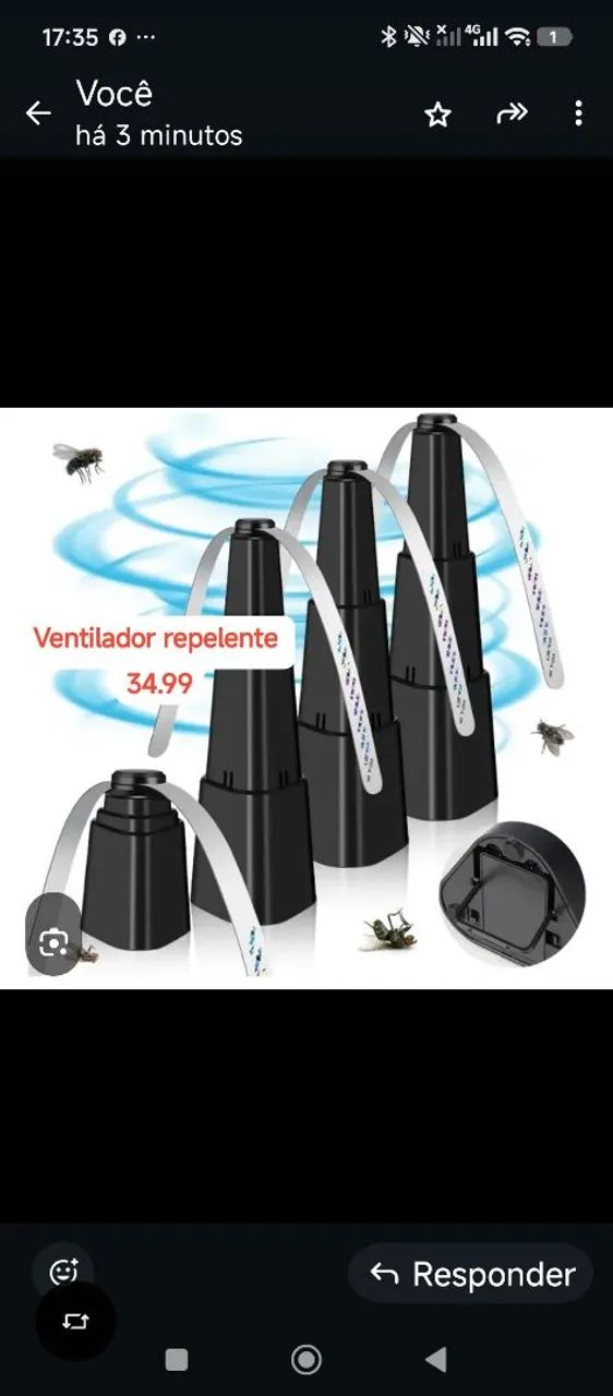Ventilador repelente 