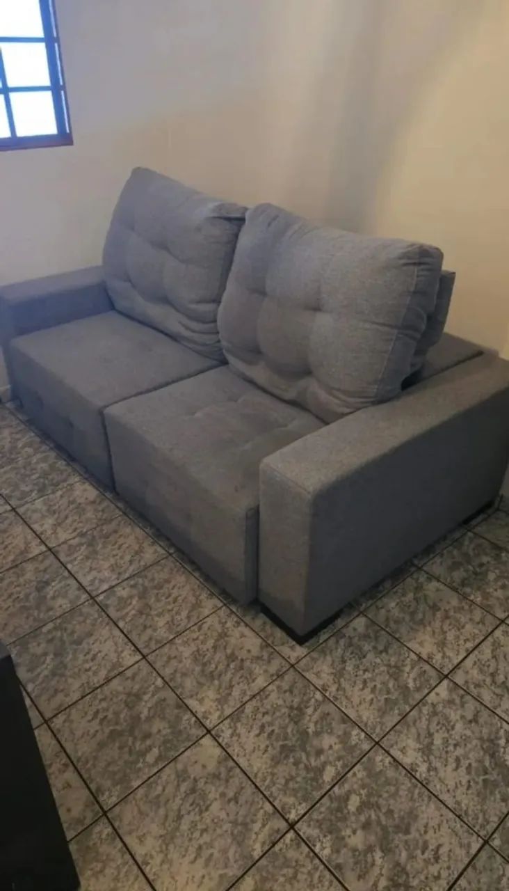 sofá 2 lugares 110cm largura e 200cm braço a braço - Foto 3