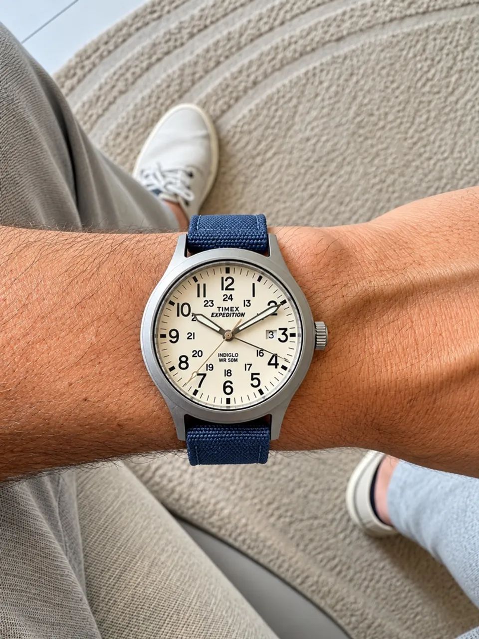 Timex Expedition Scout 36mm blue - Foto 4