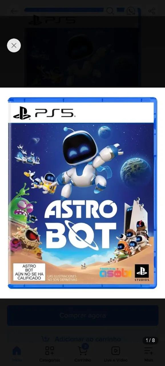 Jogos para PS5_ Astro bot e Gran turismo 7 - Foto 2