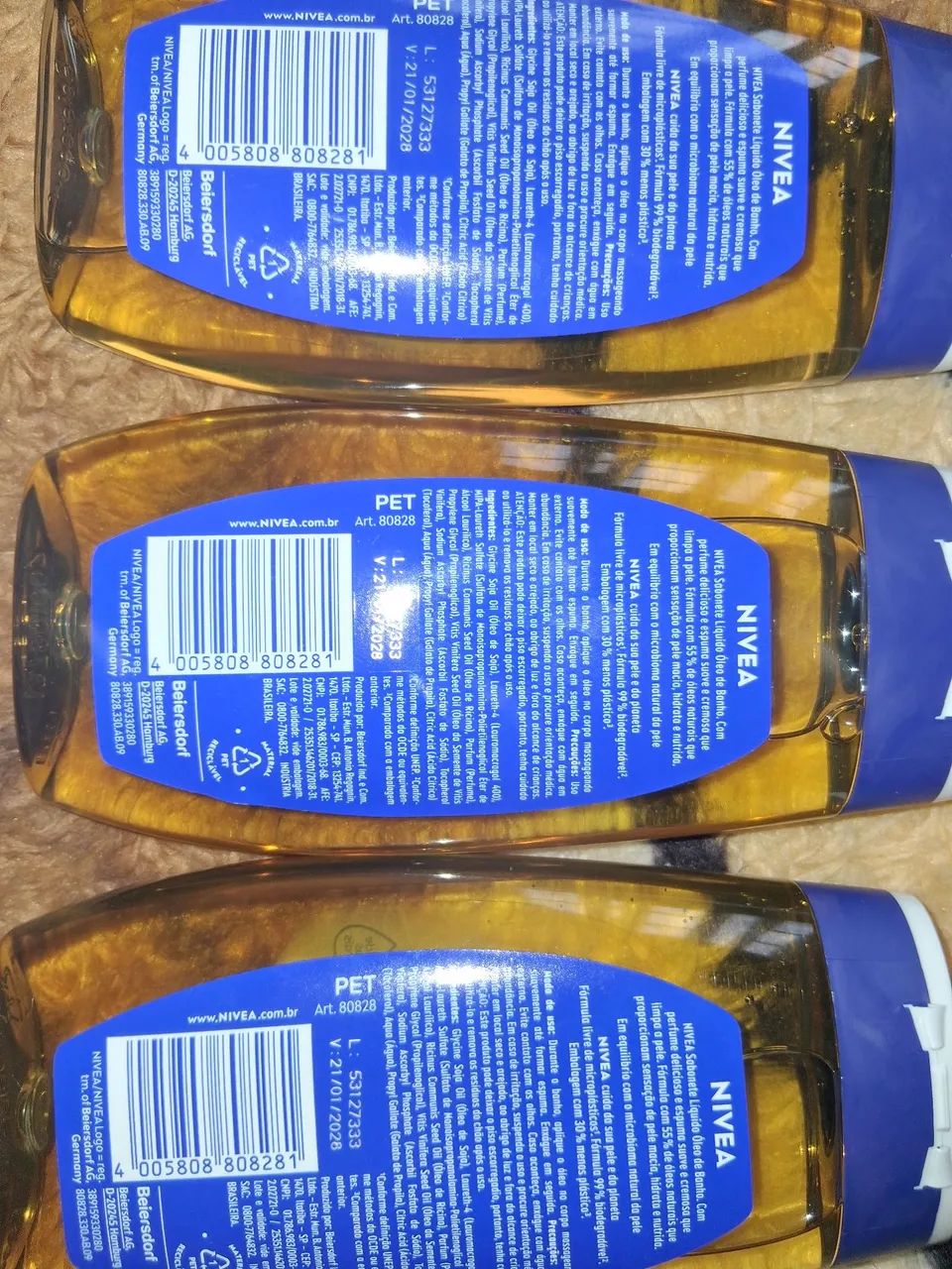 Kit óleo de banho nivea. - Foto 2