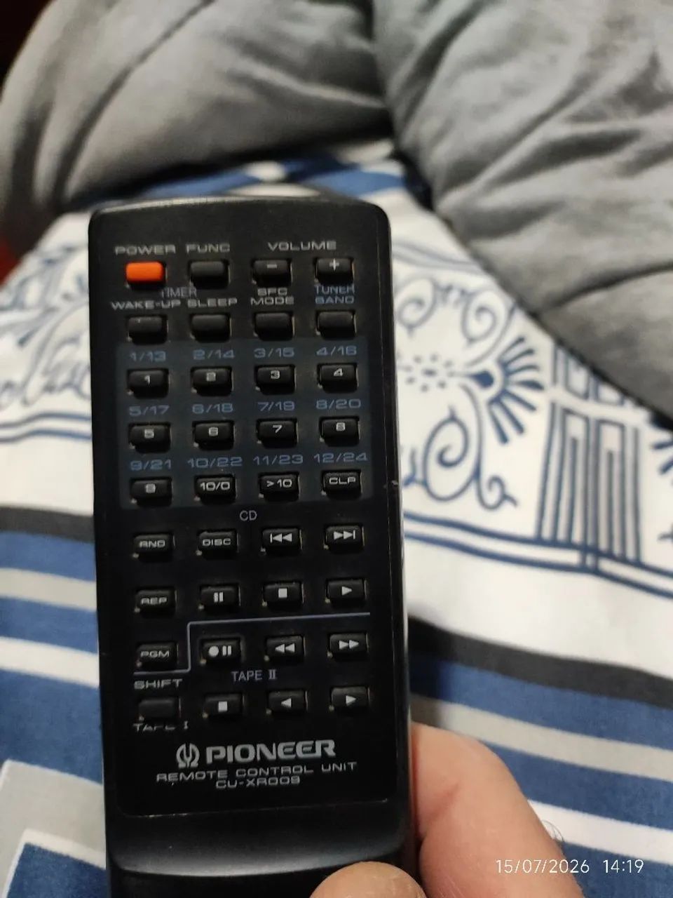 controle micro system Pioneer não funciona