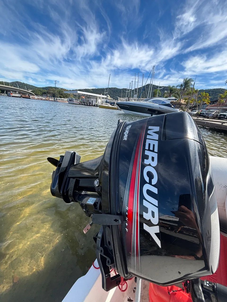Oportunidade! Bote Zefir 3.0 com motor Mercury 15 super - Foto 2