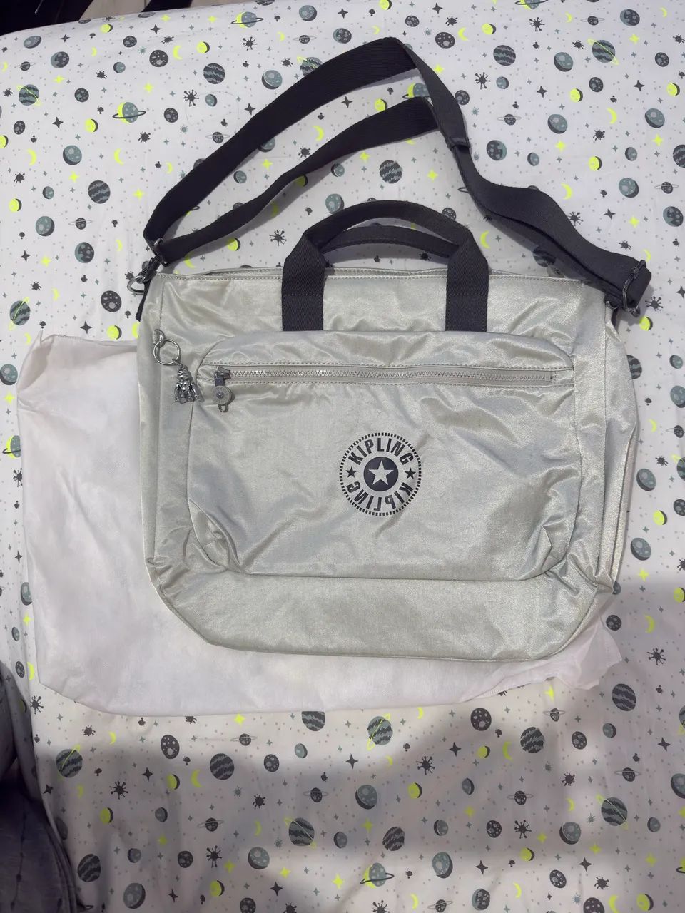 Bolsa Kipling Miho prata - Foto 3