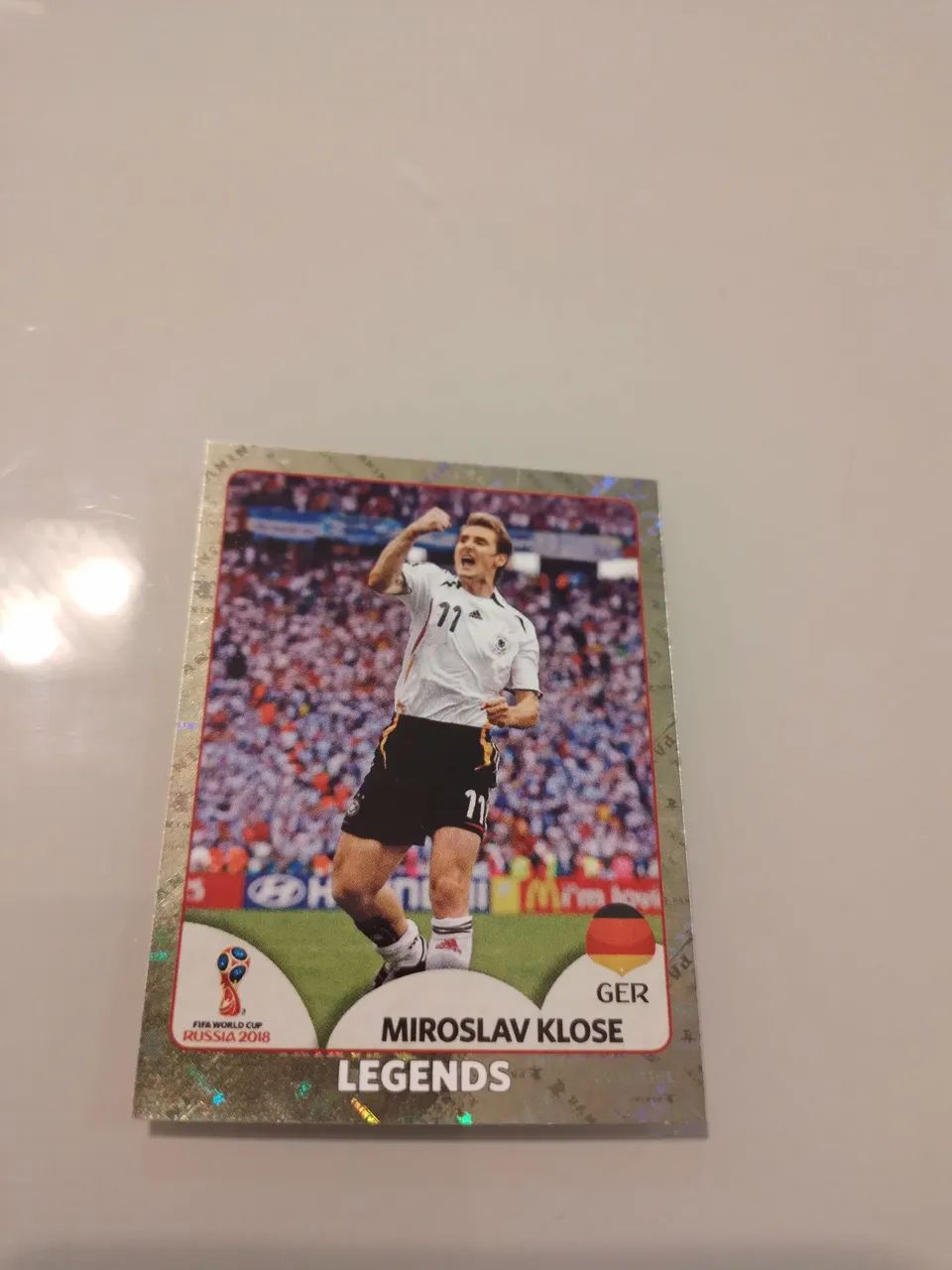 Figurinha Legend Klose Copa 2018