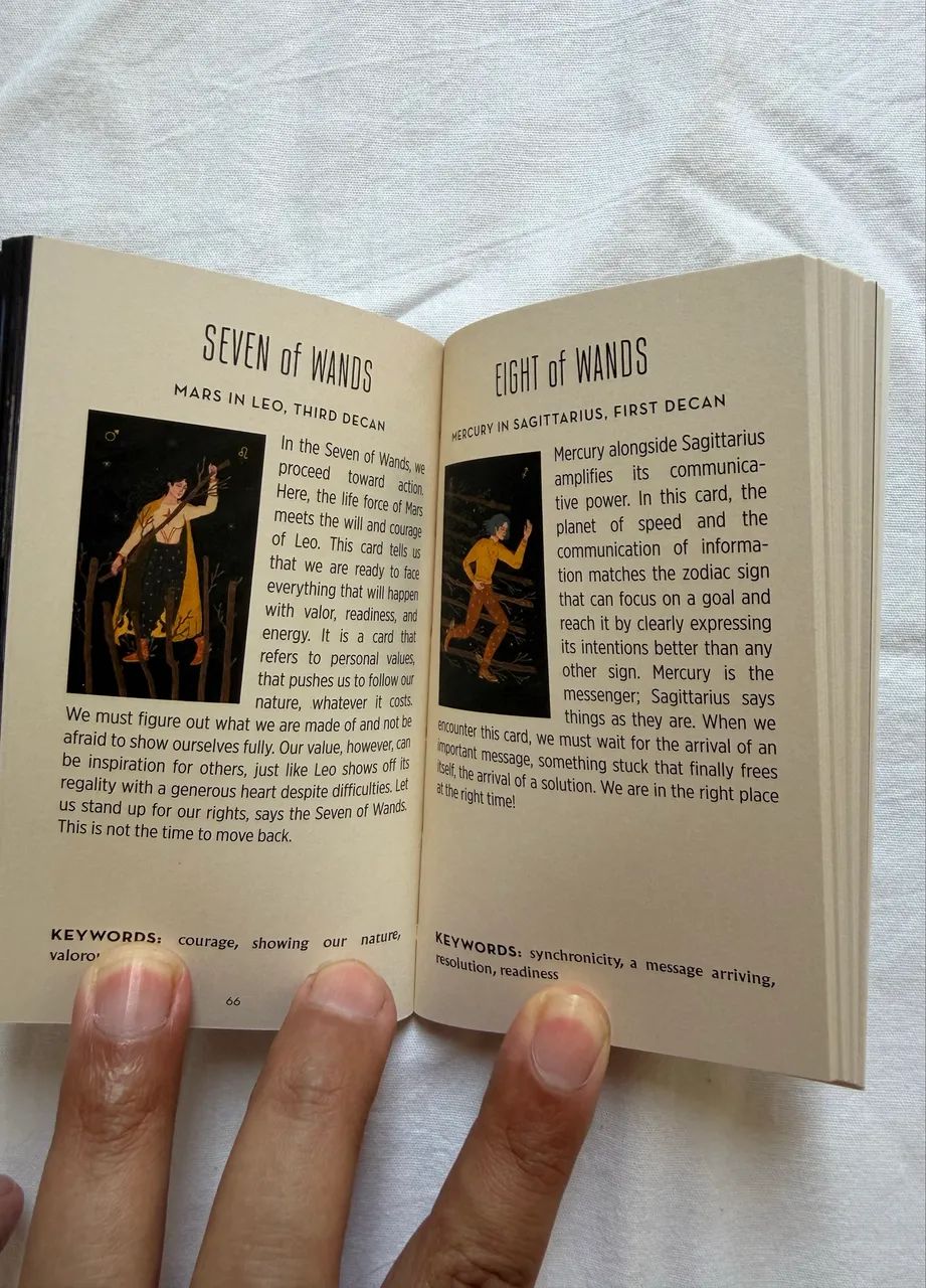 ZODIAC TAROT - livreto + cartas - Foto 4