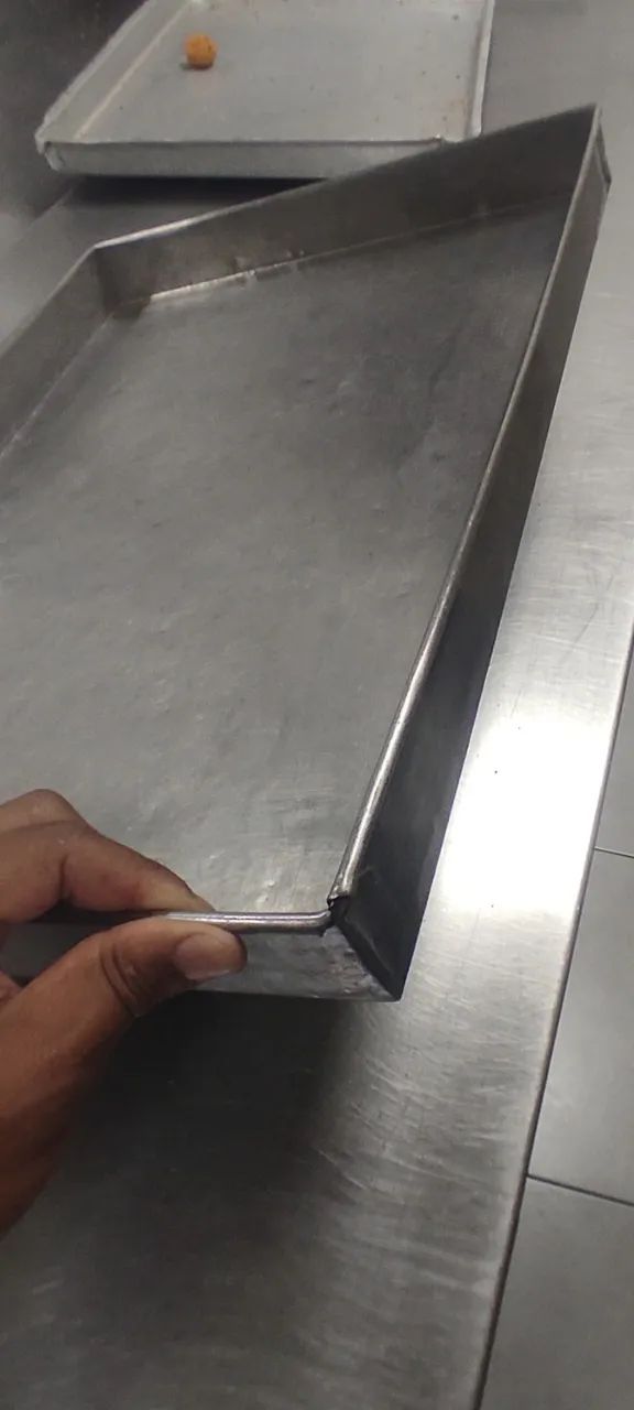 Tabuleiro industrial inox unidade - Foto 2