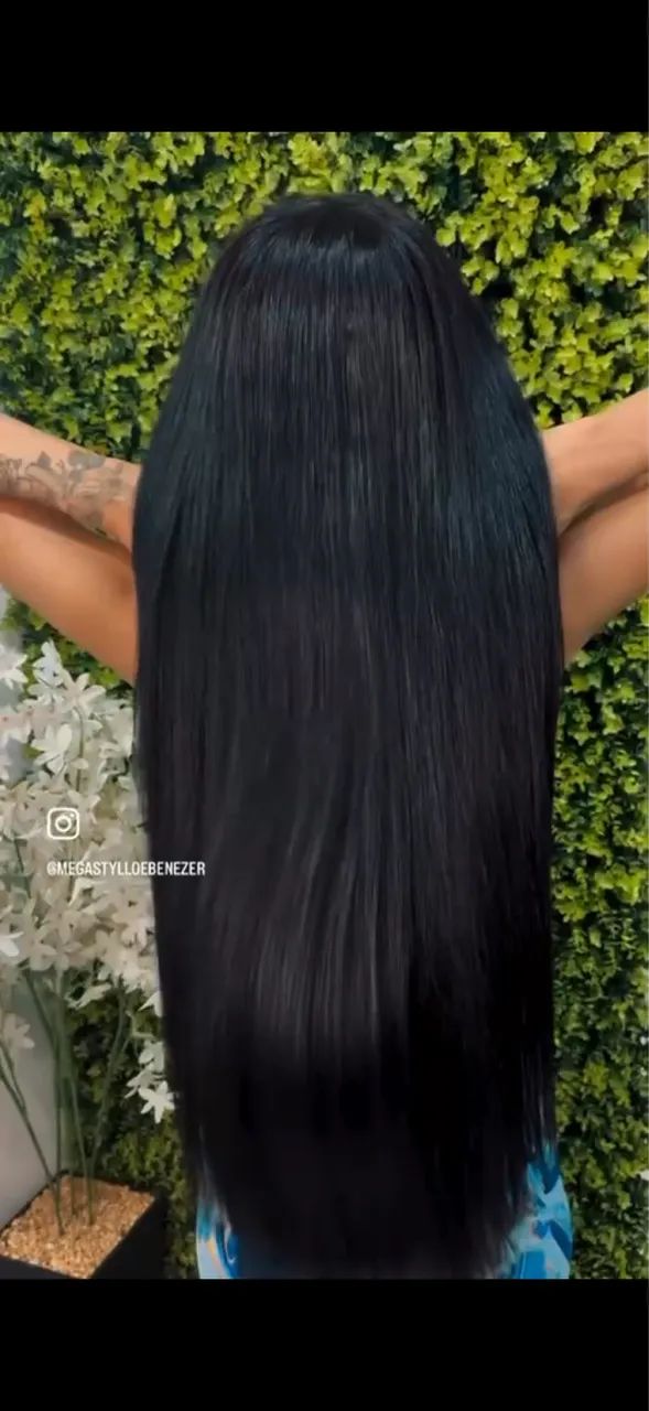 Cabelo humano peruano 400g 75/80cm