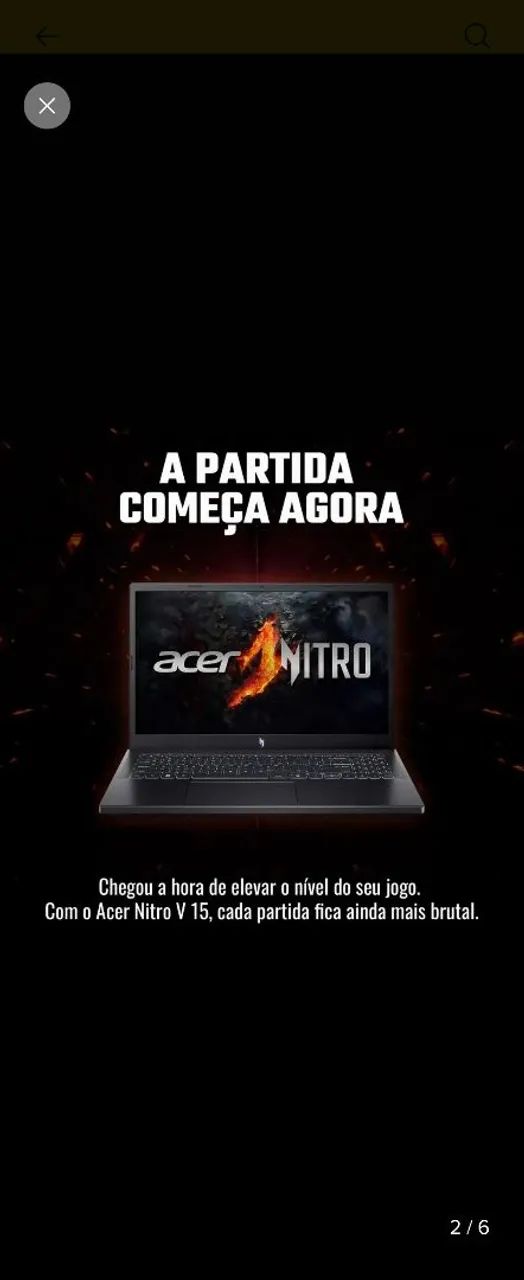 Notebook Gamer Acer Nitro V15 - Foto 2