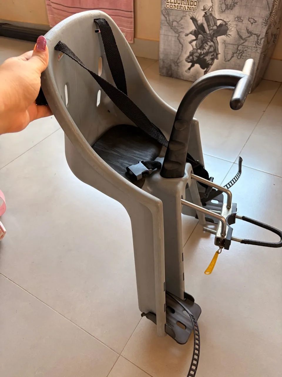 Cadeirinha bicicleta infantil  - Foto 2