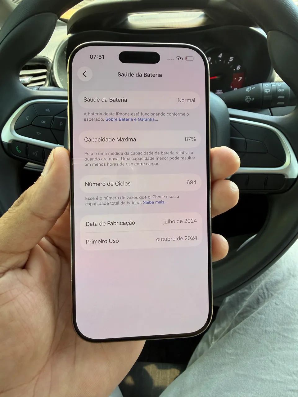 iPhone 16 PRO 1tb ZERO! Nunca aberto! - Foto 4