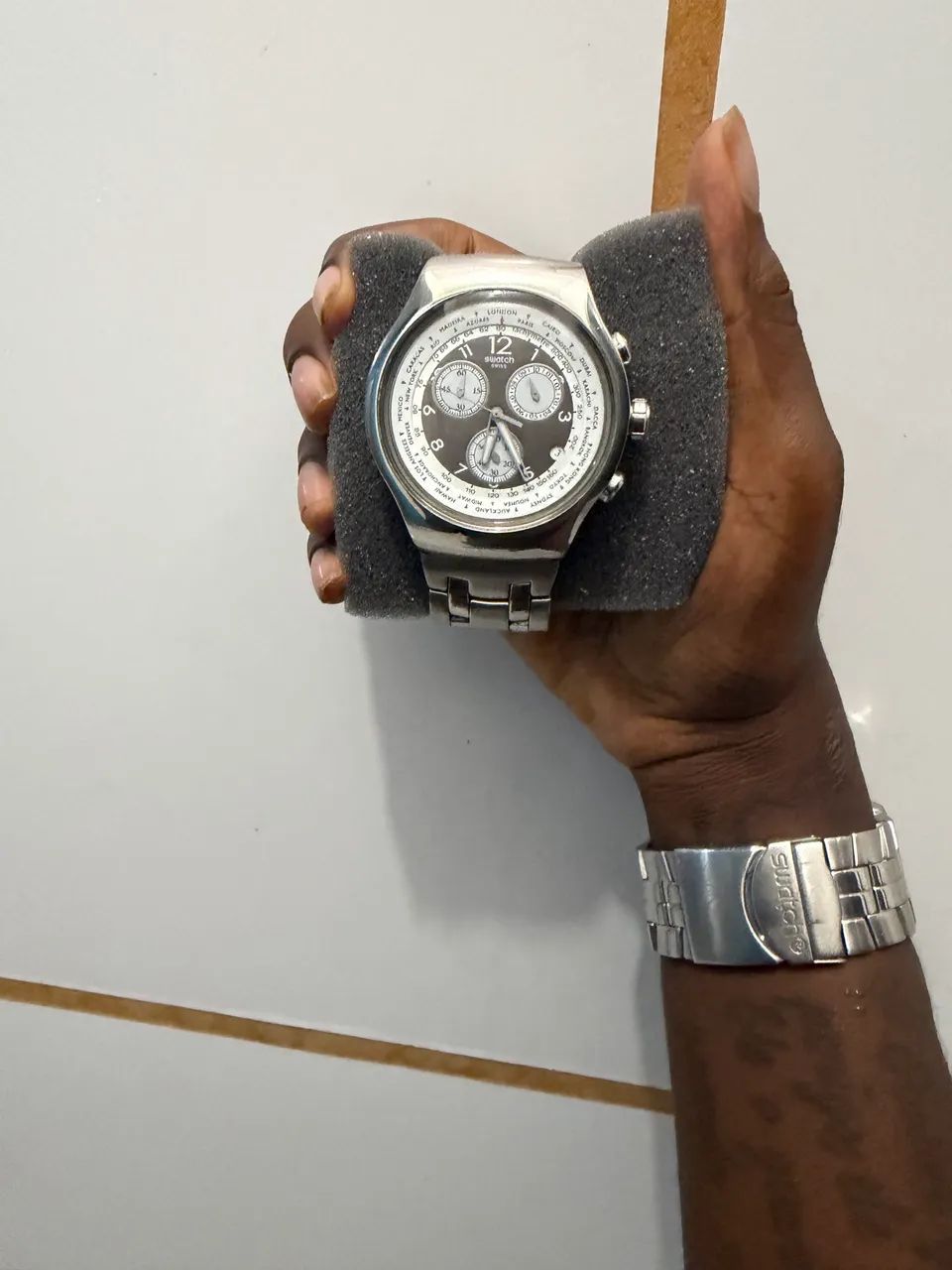 Swatch série prata 