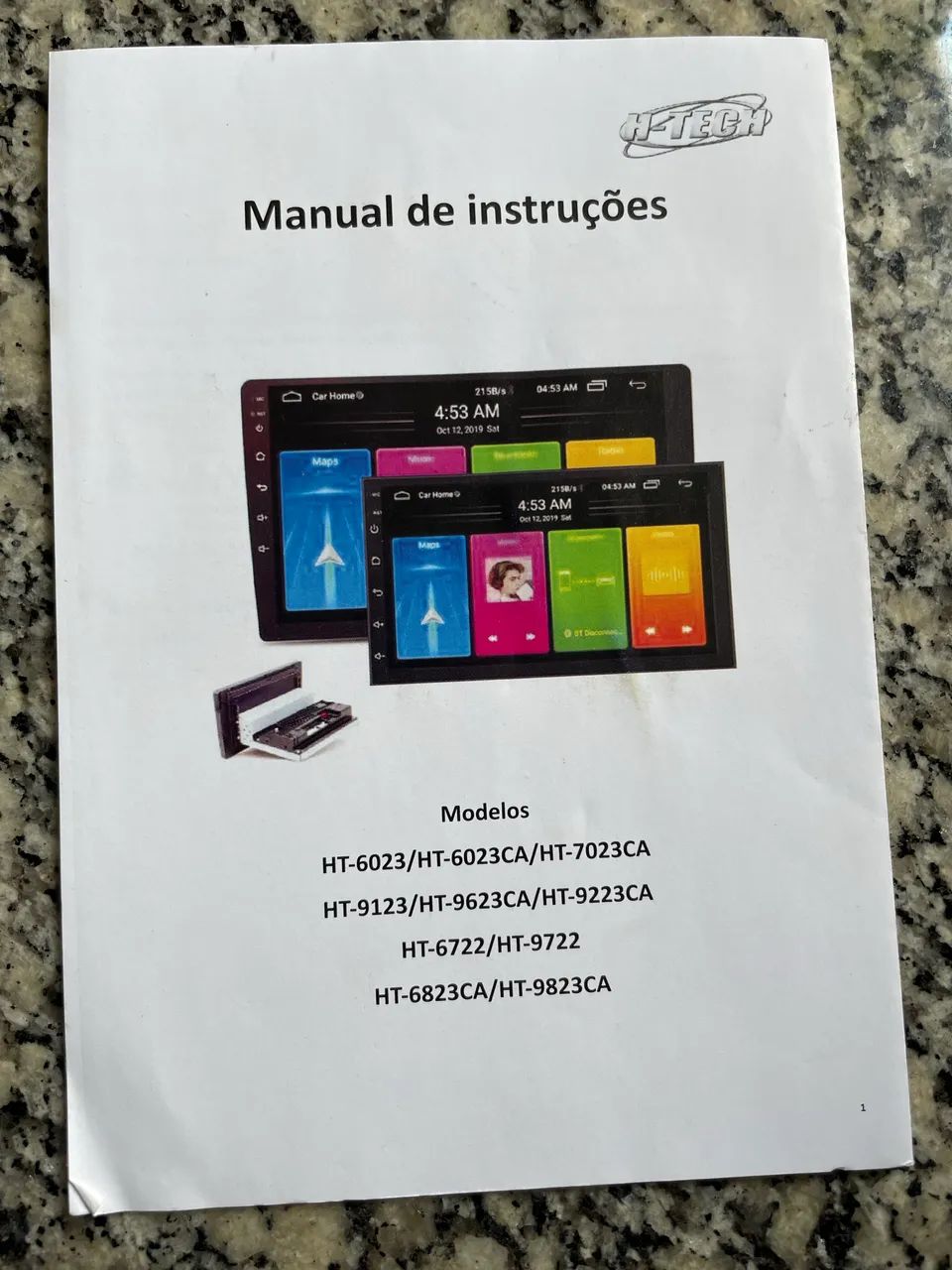 Multimídia Android 7 pol. 2GB RAM 32GB MEM. (Com AndroidAuto  e Carplay) H-TECH 7023CA - Foto 12