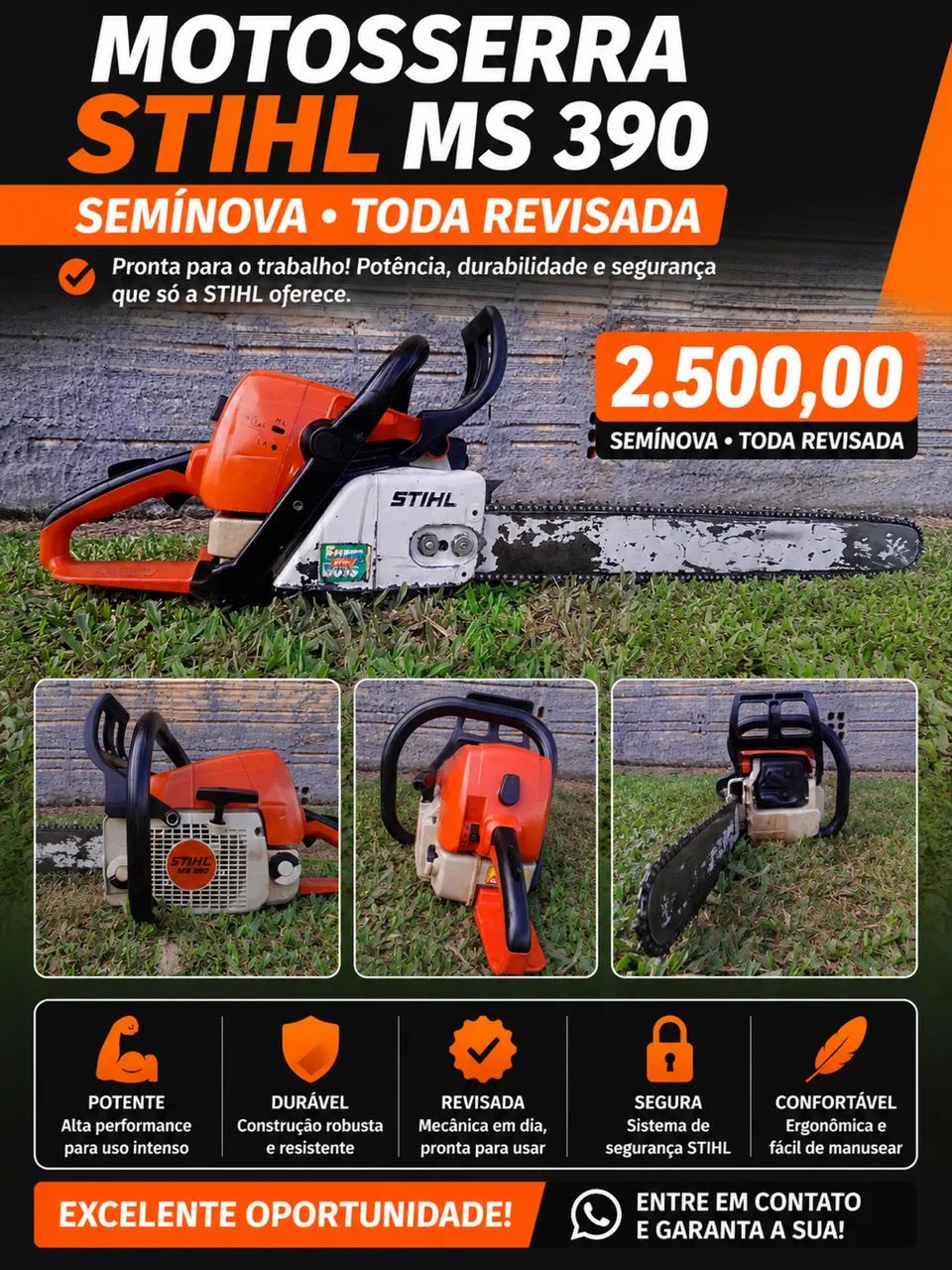 Motosserra stihl MS 390