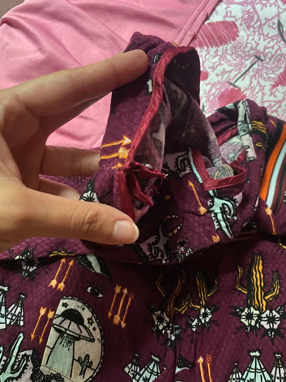 Short de tecido feminino oh Boy  - Foto 4