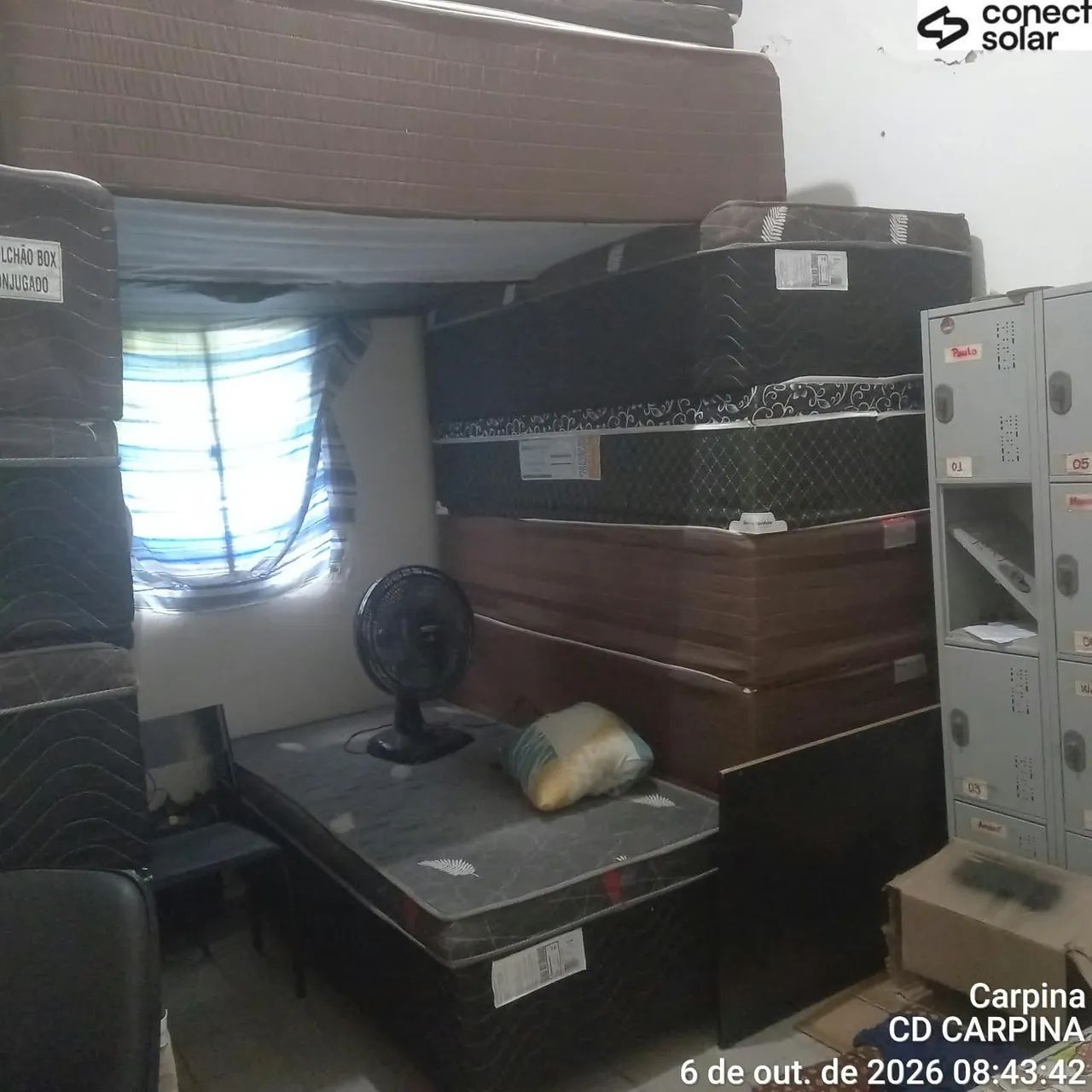 Cama box solteiro conjugada espuma D-28 Bonsono