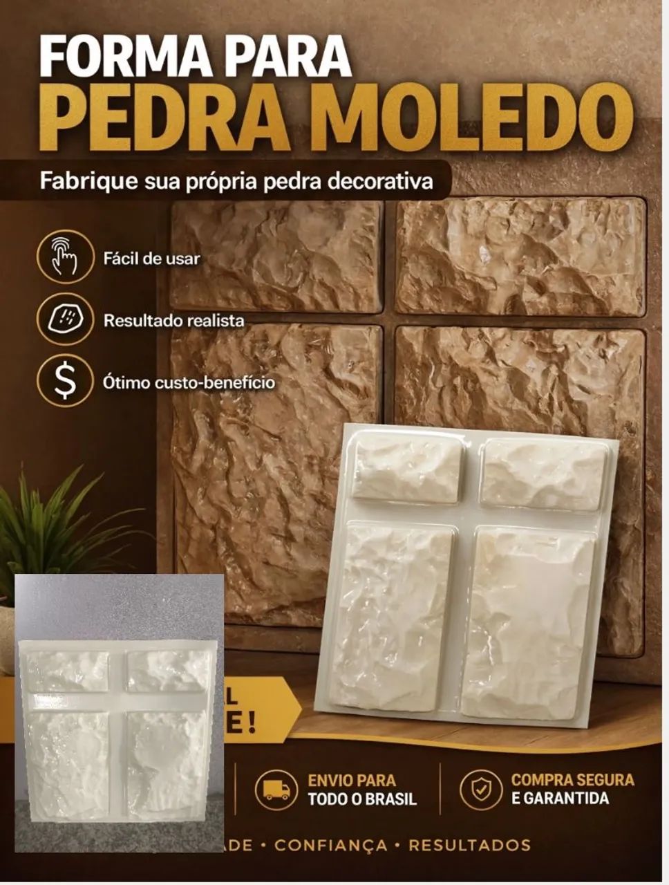Formas para gesso 3d  - Foto 2