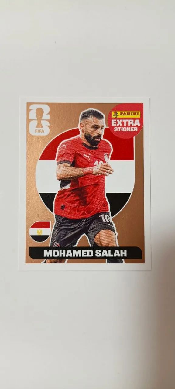 Figurinha Mohamed Salah Bronze