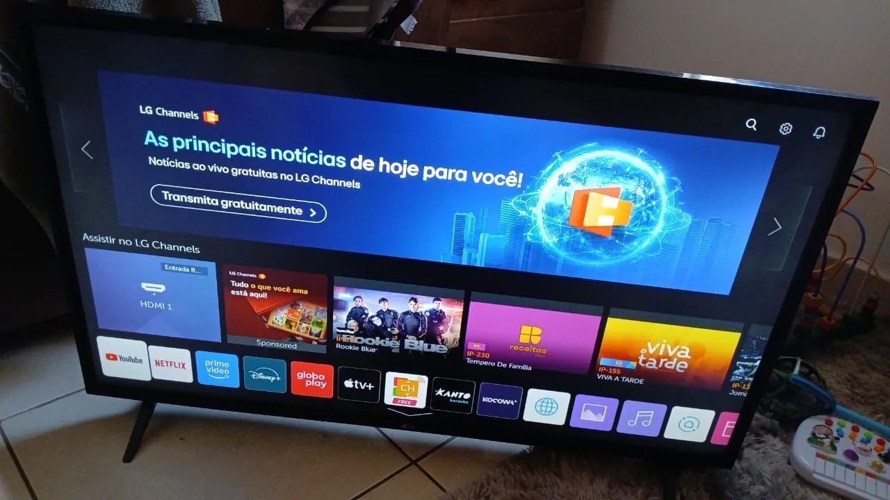 Tv smart 43 polegada LG, funciona perfeitamente posso ENTREGAR 