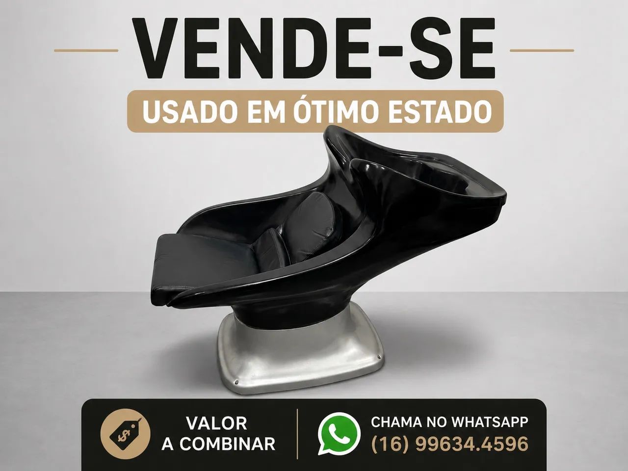 Lavatório salão de beleza ou Barbearia 