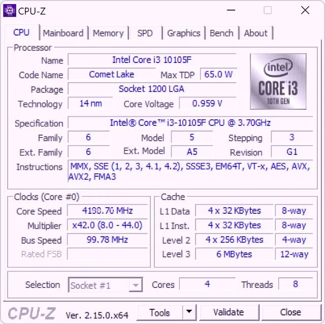 Processador Intel Core i3 10105F 3.70GHz LGA 1200 - Foto 4