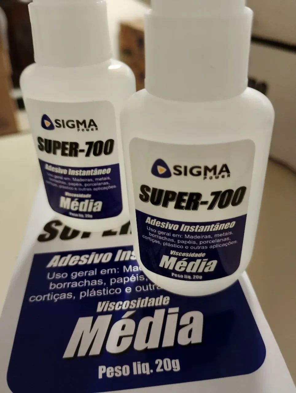 Vendo cola super Bond sigma por 45 reais a caixa com 10 unidades de 20ml p/ vir retirar  - Foto 2