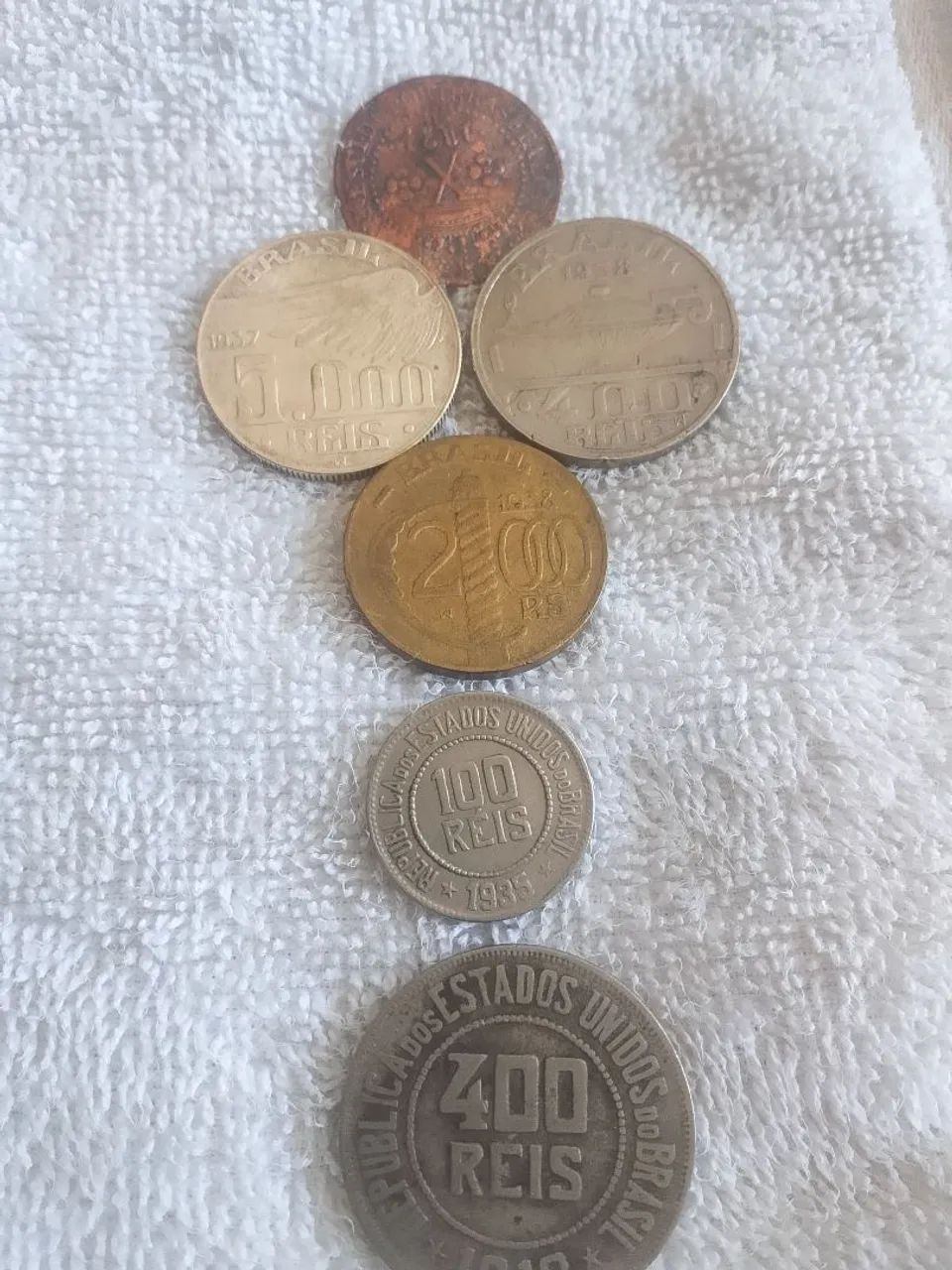 Moedas antigas lote 10