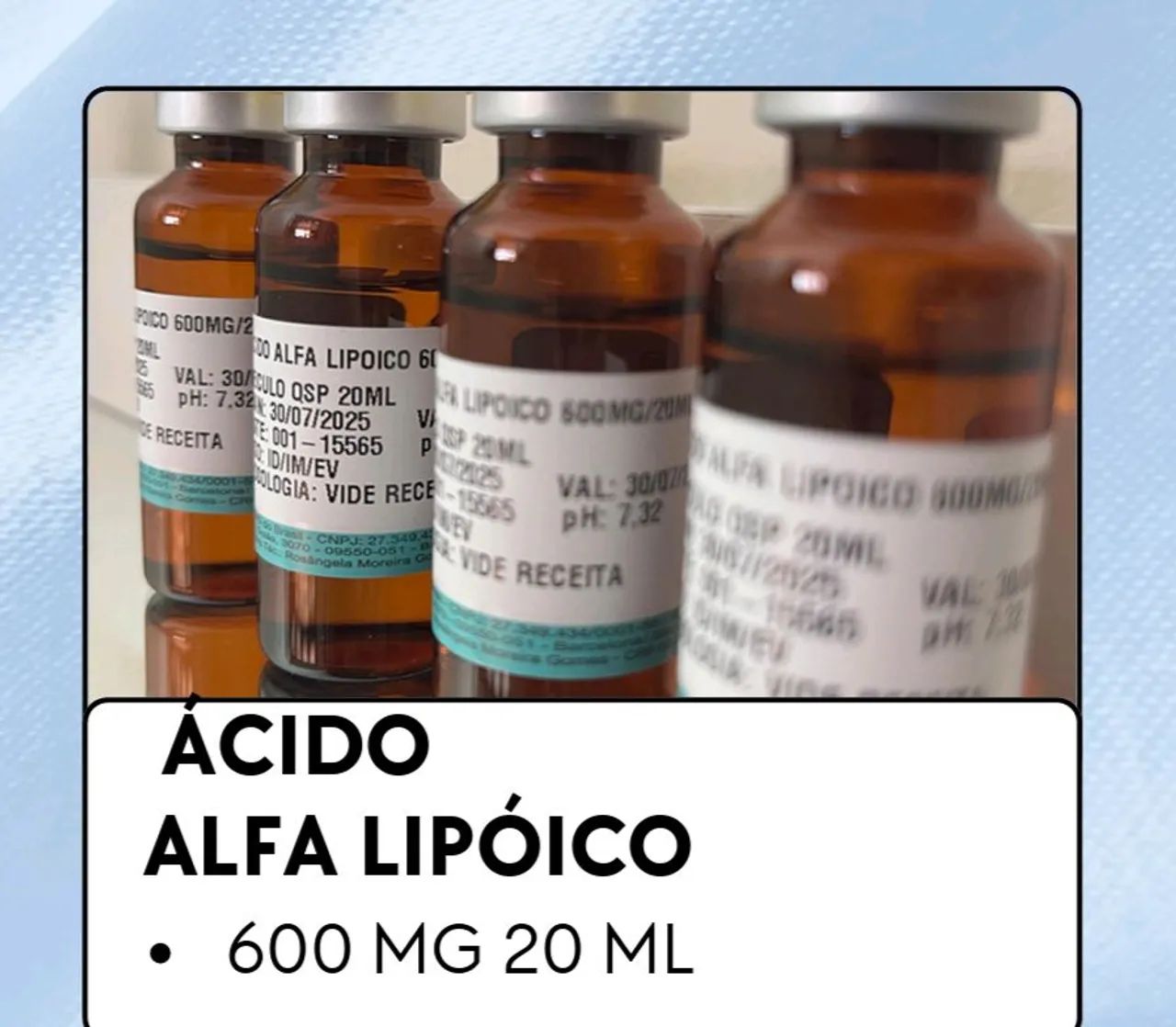 Ácido Alfa Lipoico 600mg - Foto 2