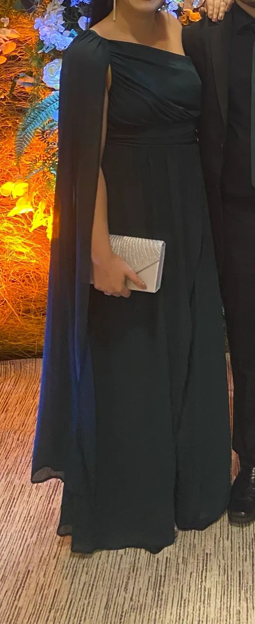 Vestido de festa verde 