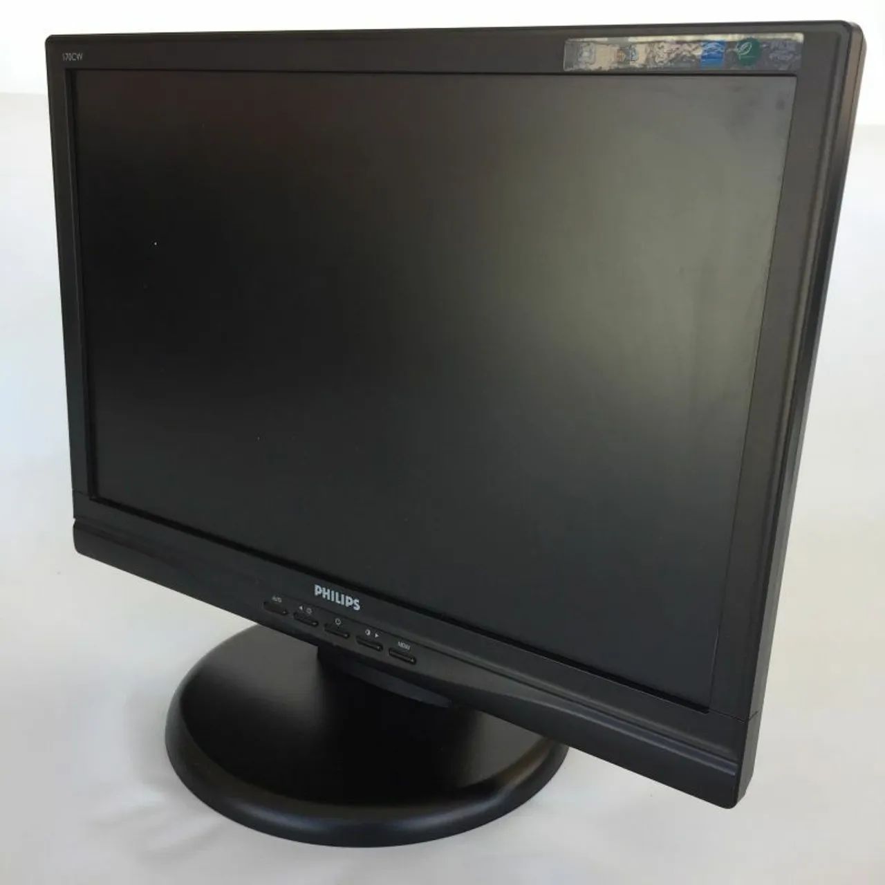 Monitor philips 17 polegadas wide preto com cabos - Foto 2