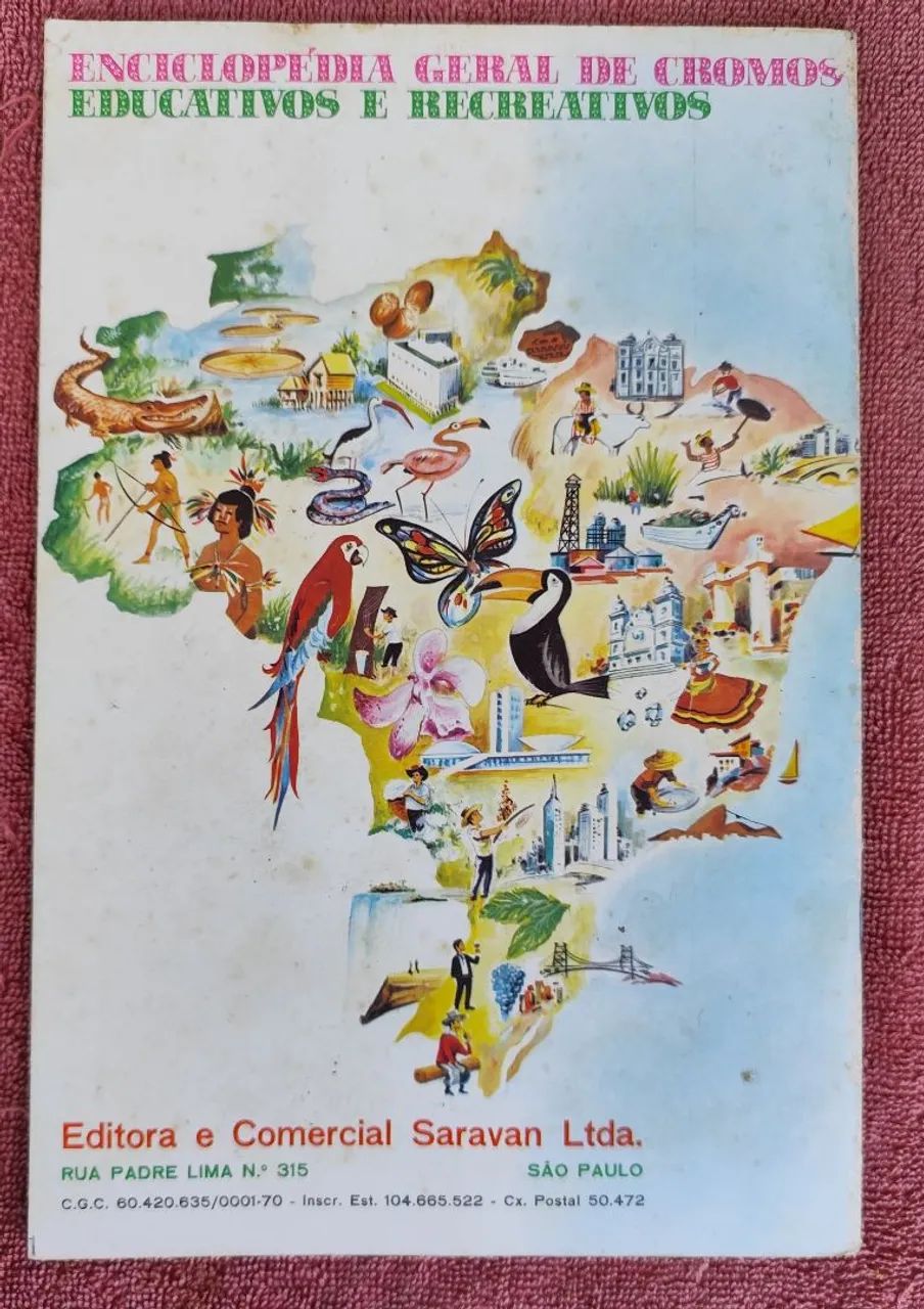 Álbum "Brasil Capital" figurinhas impressas. - Foto 2
