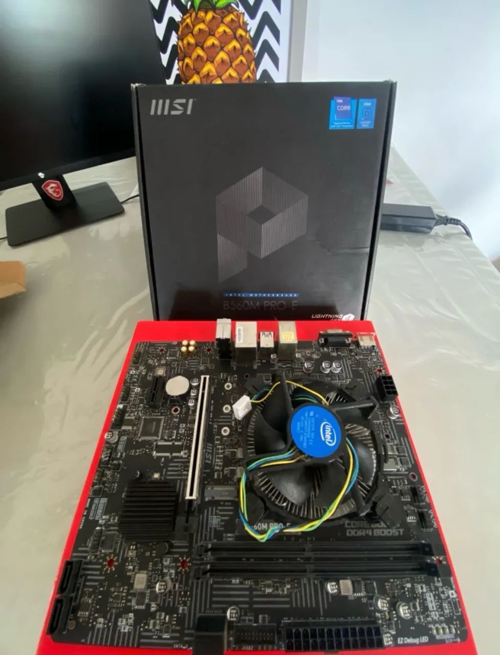 Placa Mãe B560M PRO-E Msi DDR4 - Foto 2