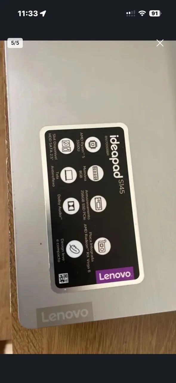 Vendo notebook lenovo rayzer 5  - Foto 4