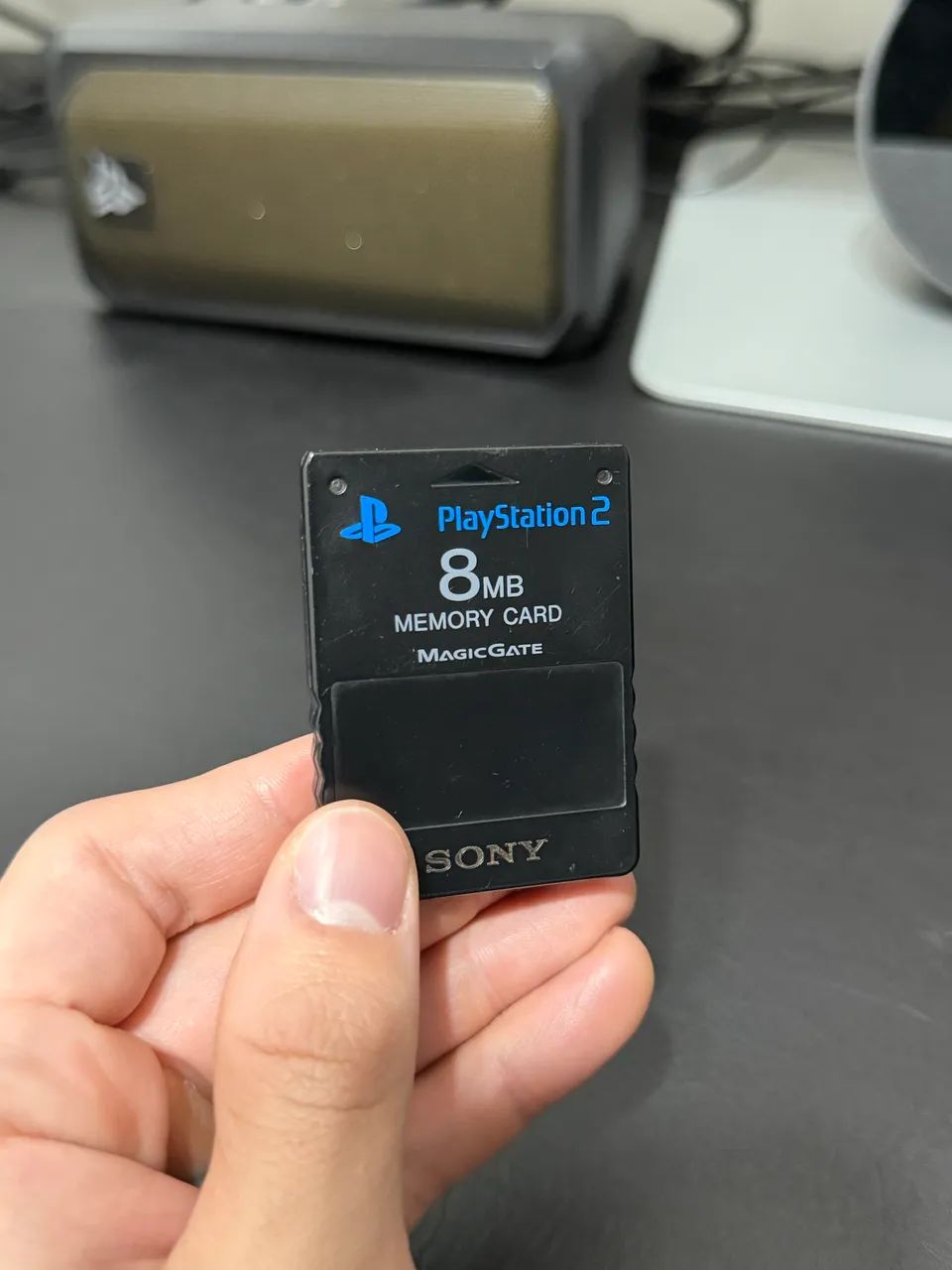 Memory Card Original PS2 Preto MagicGate Sony