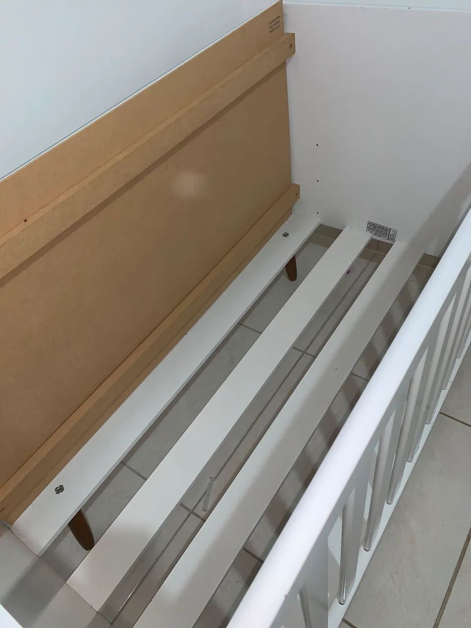 BERÇO MINI CAMA ENCANTO RETRO (BRANCO) - Foto 4