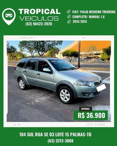 Fiat Palio Weekend Trekking 1.4 Fire Flex 8V 2015 - Foto 2