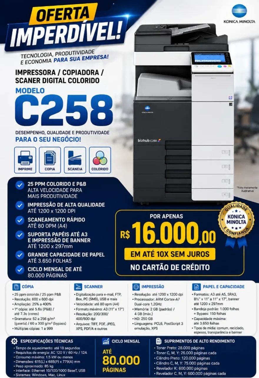 Impressora Laser Profissional