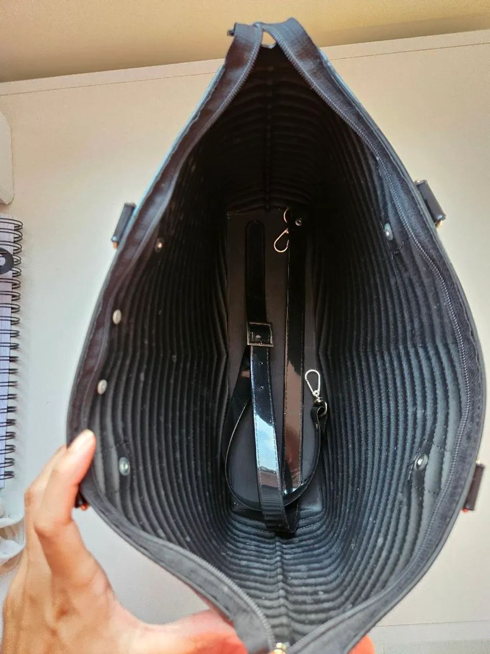 Bolsa preta petite jolie - Foto 4