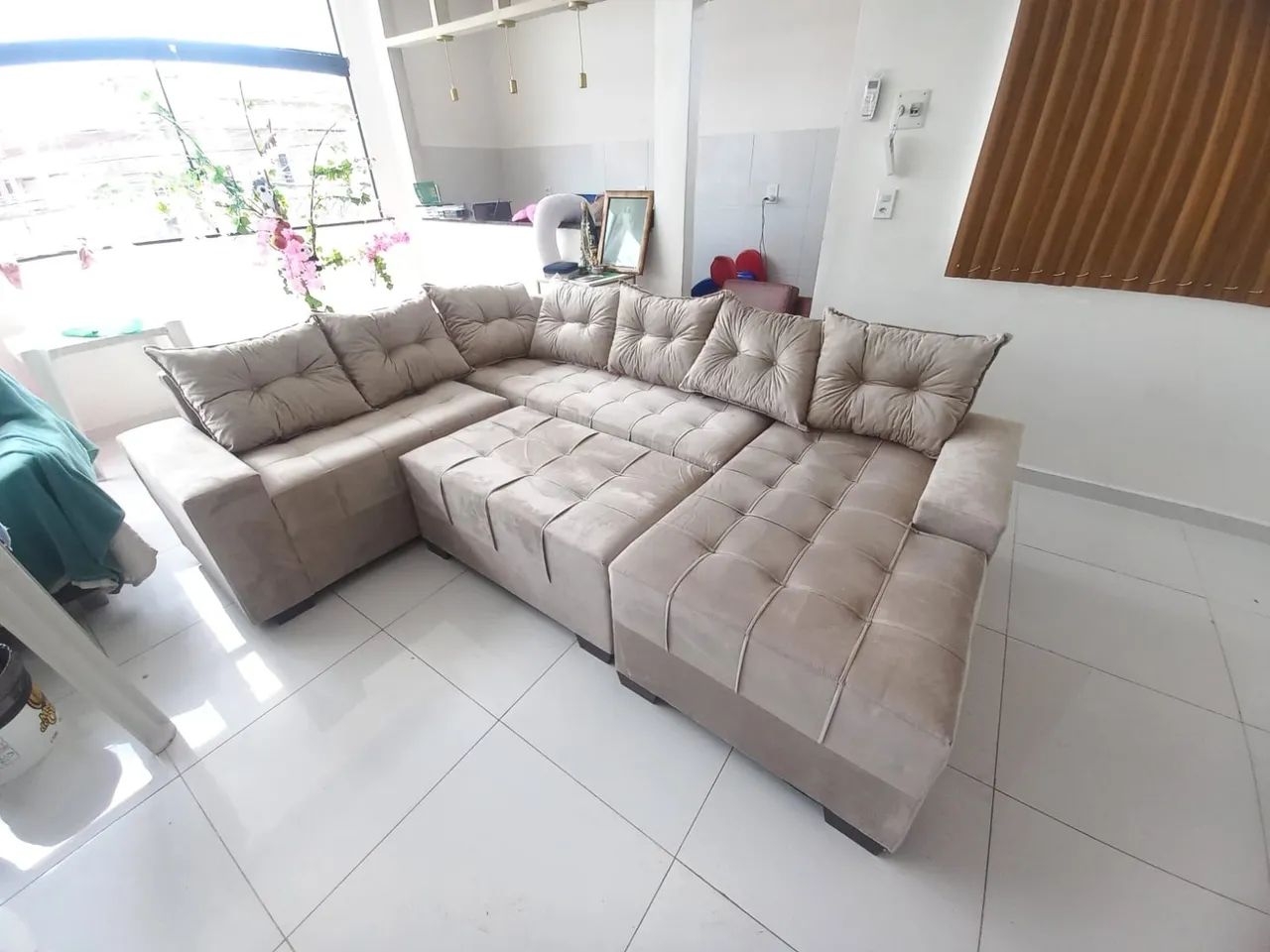 Sofás conjuntos chaise - Sofás e Poltronas - Nova Cidade, Manaus