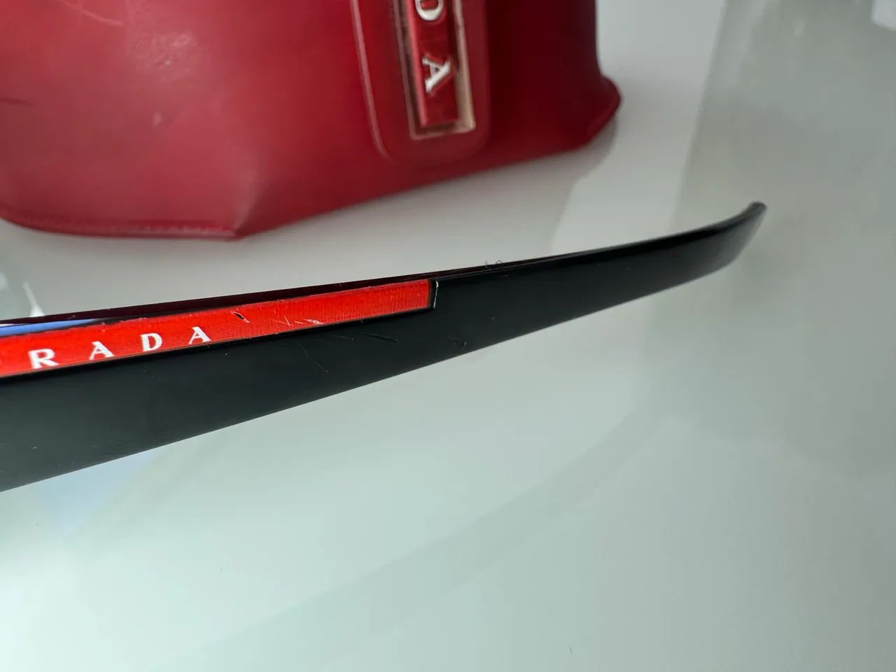 Óculos de Sol Prada sps 55g preto - Foto 3