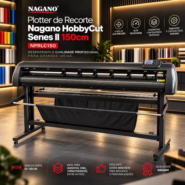 Plotter de Recorte Nagano HobbyCut Series II 150cm NPRLC150 - Foto 3
