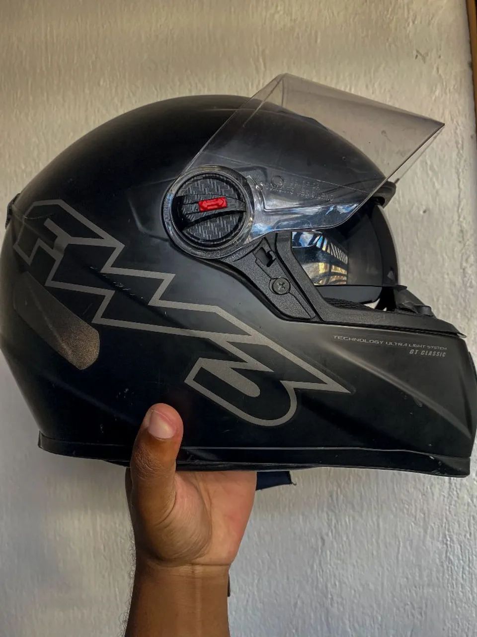 Capacete FW3 com  óculos  - Foto 2
