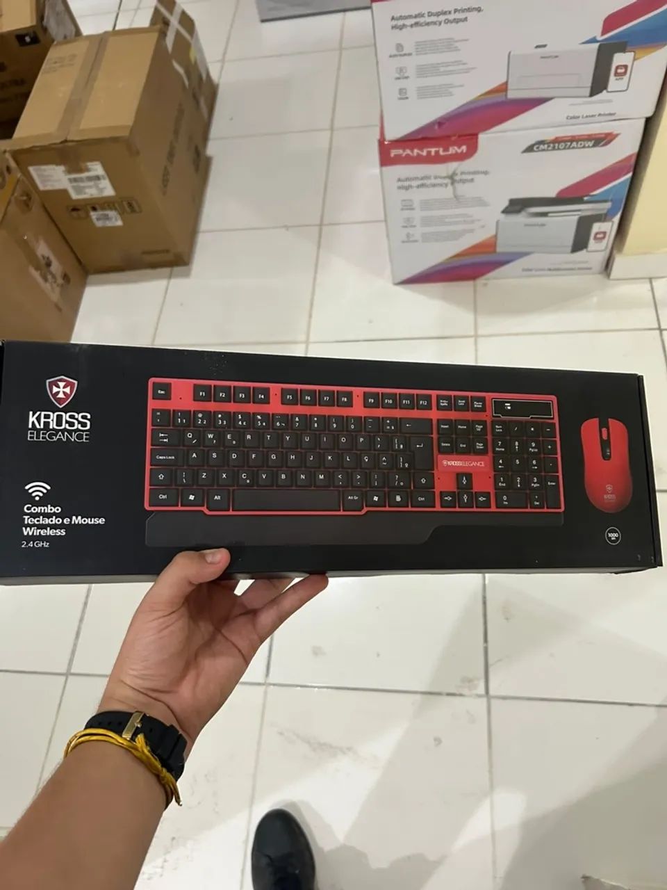 Kit Mouse e Teclado Kross