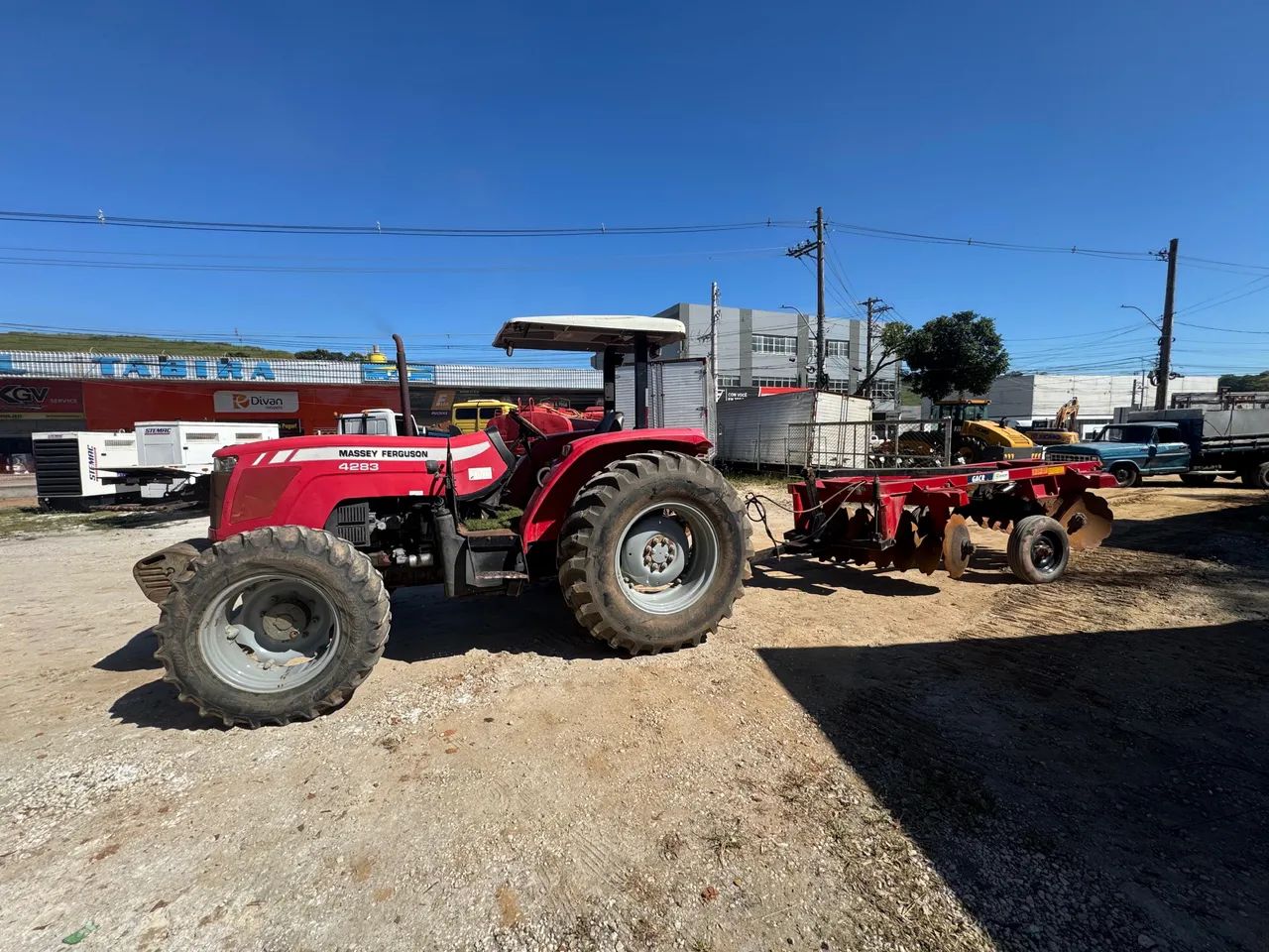 TRATOR MF 4283 + GRADE - Foto 3