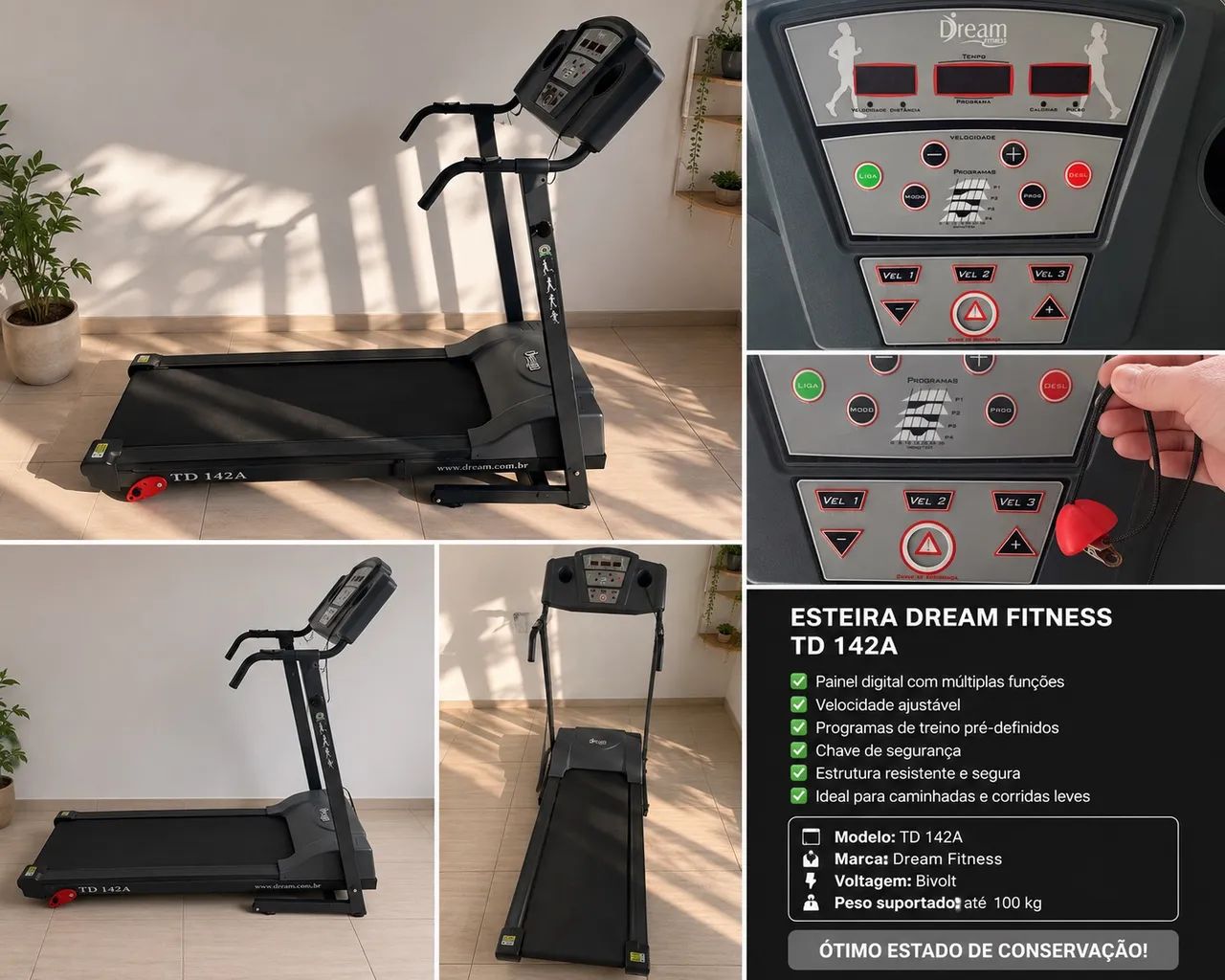 Esteira dream fitness