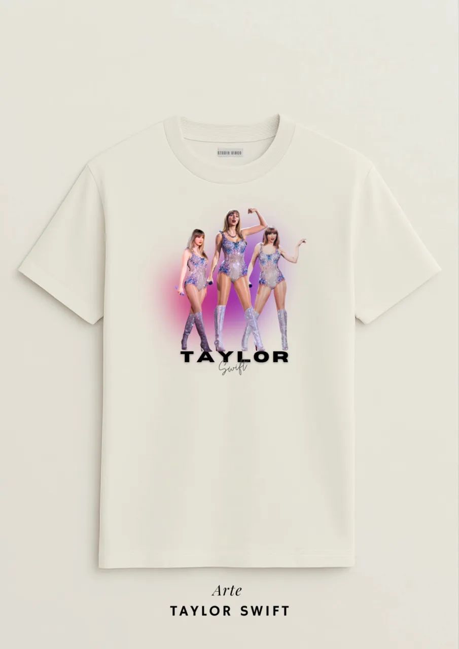Camiseta Taylor Swift Studio vinco - Roupas - Milenium, Araguari