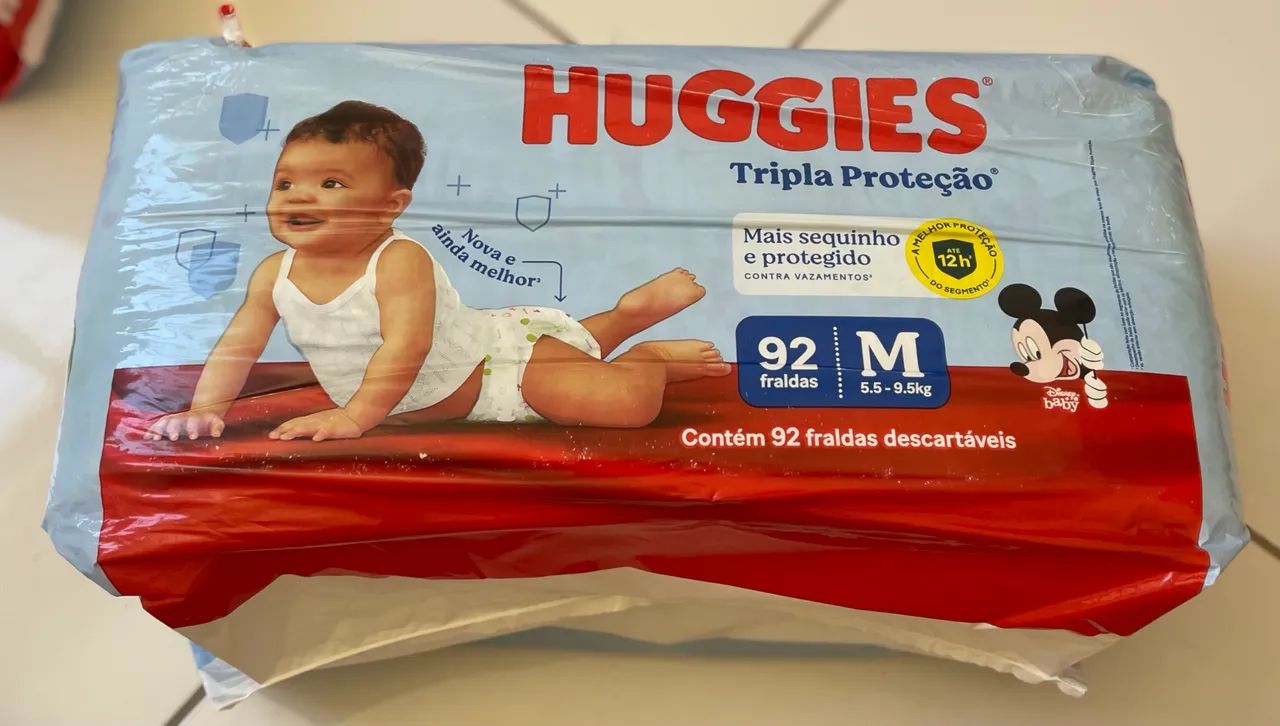 Fralda descartável bebê 