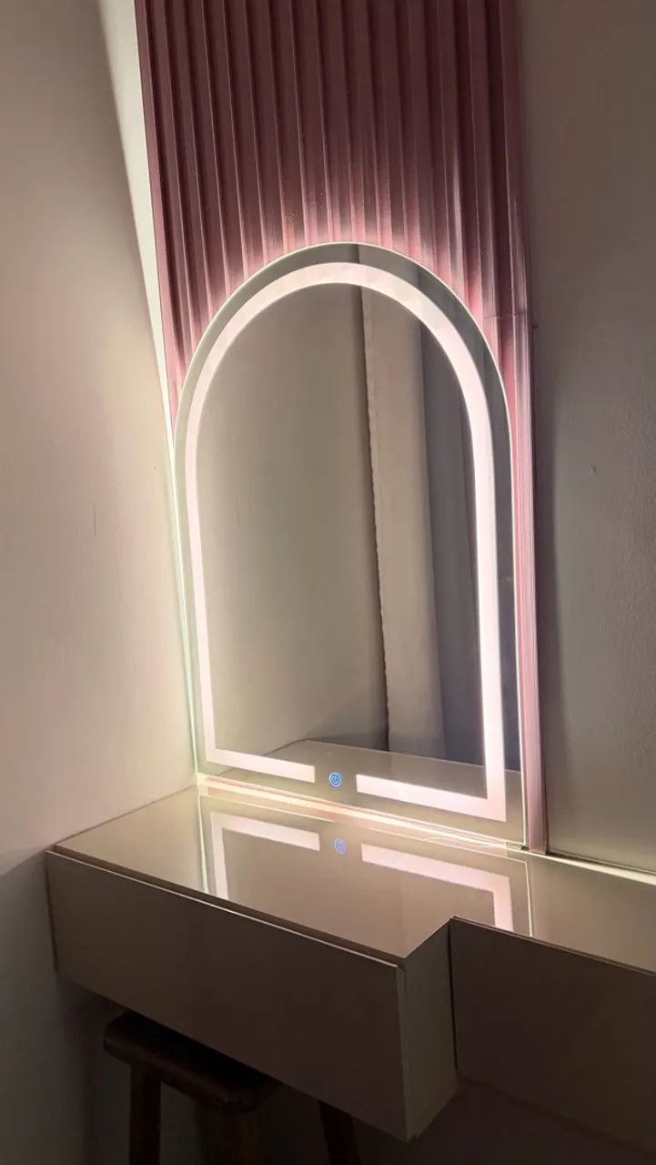 Espelho com luz de Led