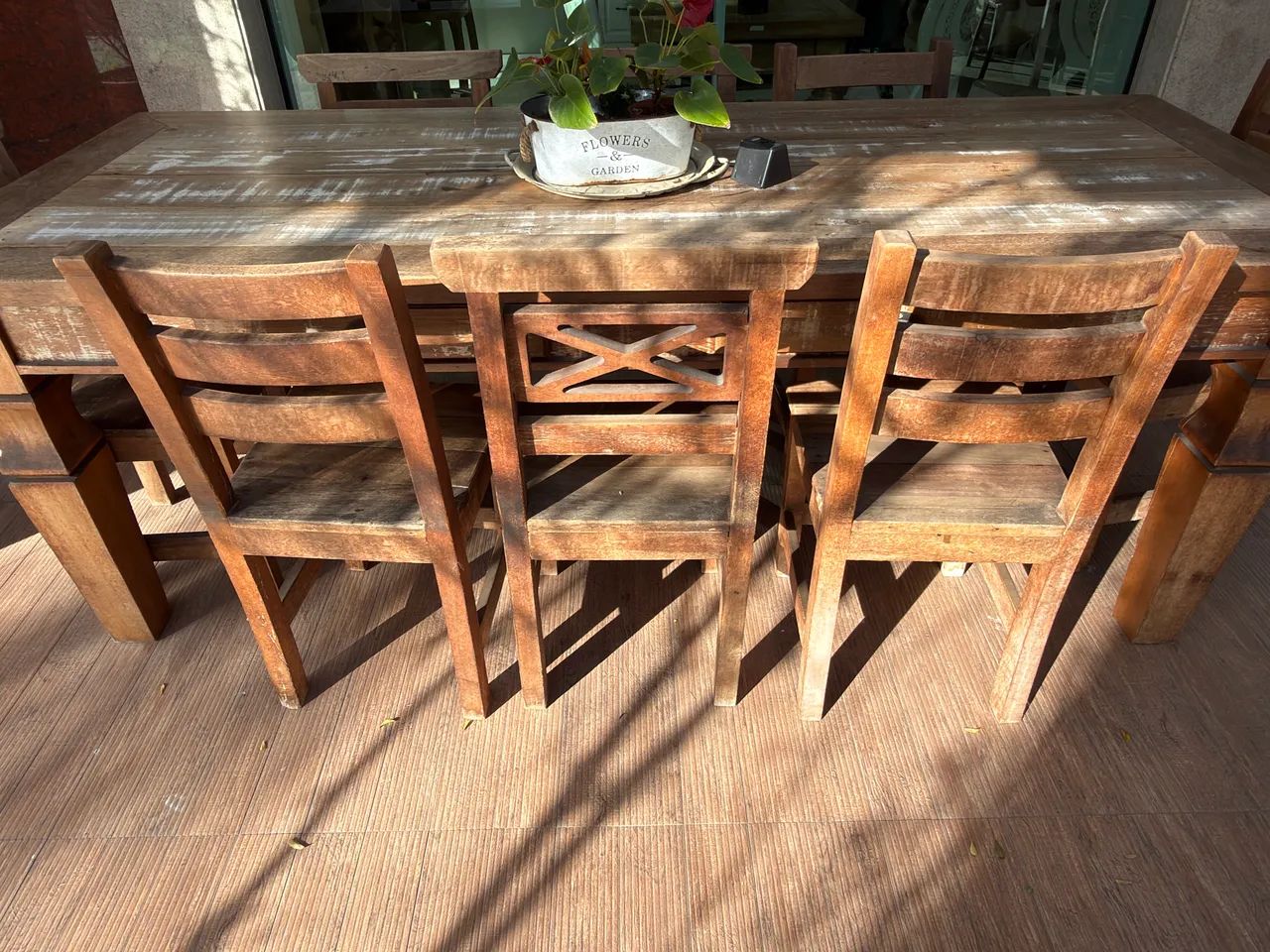 Mesa de Jantar Móveis do Bem 8 lugares - Foto 3